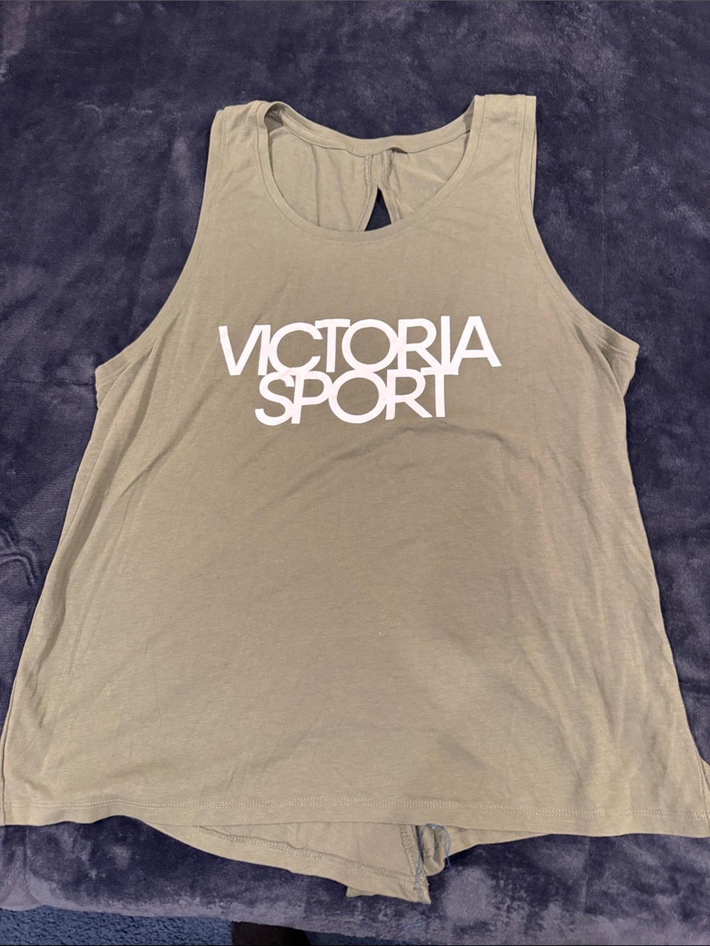 Victoria's Secret Sport Olive Green Tank Top